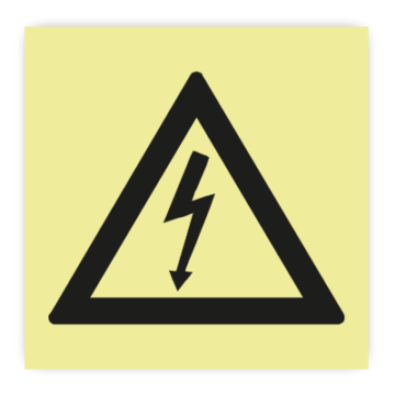 electric safety sign