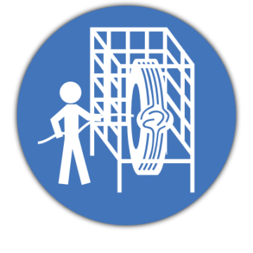 Safety Cage sign