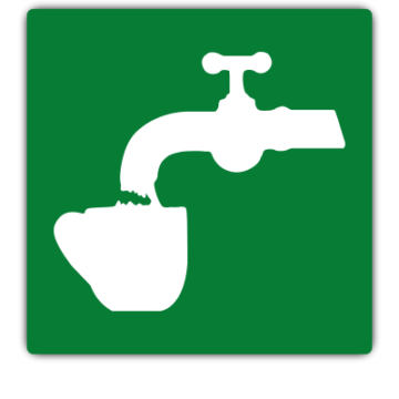drinking water safety sign