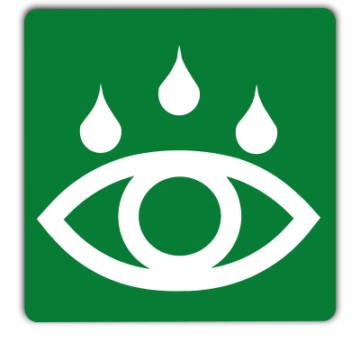 eye wash safety sign