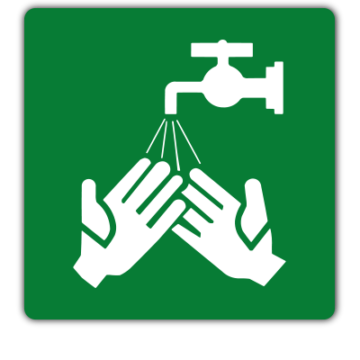 tap washing hands safety signs